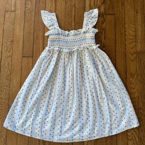 Cat & Jack Flutter Sleeve Patriotic Sundress (M) 8